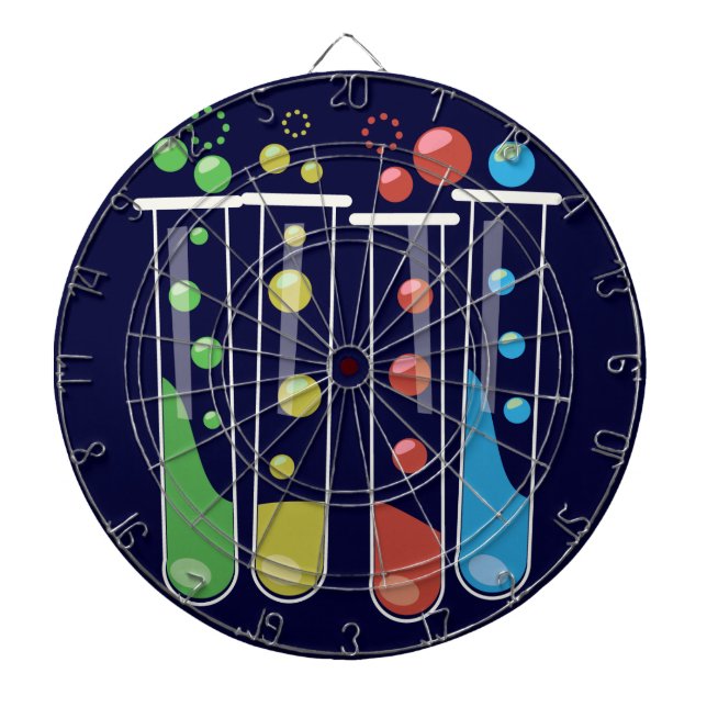 Prüfröhren Dartscheibe (vorne)