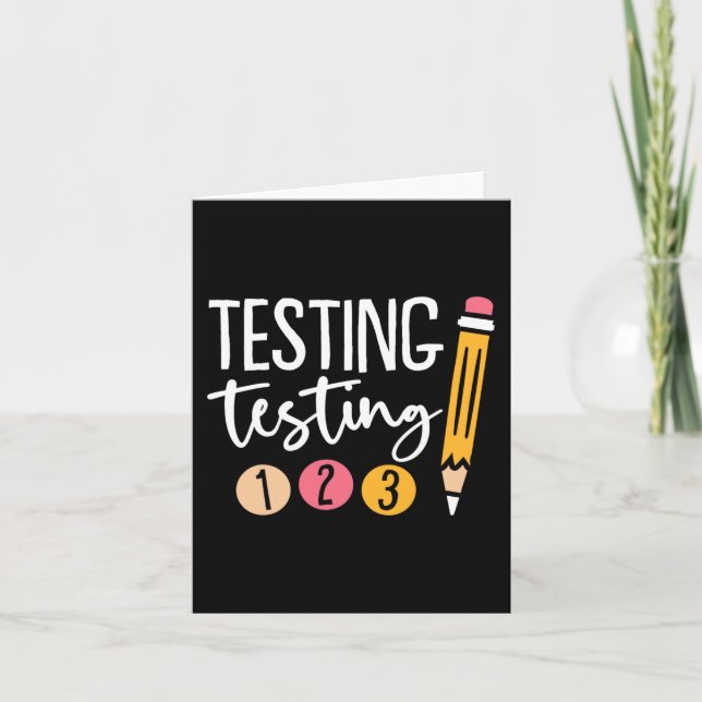 Prüfung 123 Niedlicher Test Tag 3 Karte (Vorderseite)