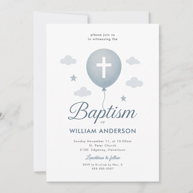 Prüfung Einladung (Vorderseite)