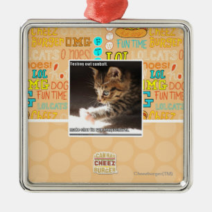 Prüfung owt sunbaff ornament aus metall