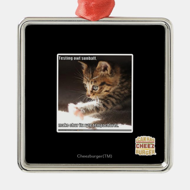 Prüfung owt sunbaff ornament aus metall (Vorne)