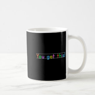 Prüfungstag Du Schaffst Das! Motivierender Lehrer Kaffeetasse