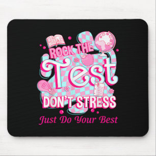 Prüfungstag Rock den Test Motivierend für Lehrer Mousepad