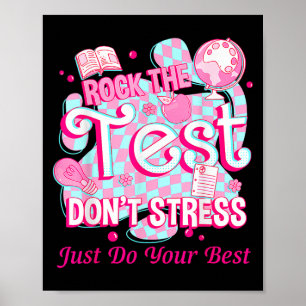 Prüfungstag Rock The Test Motivierend Für Lehrer Poster