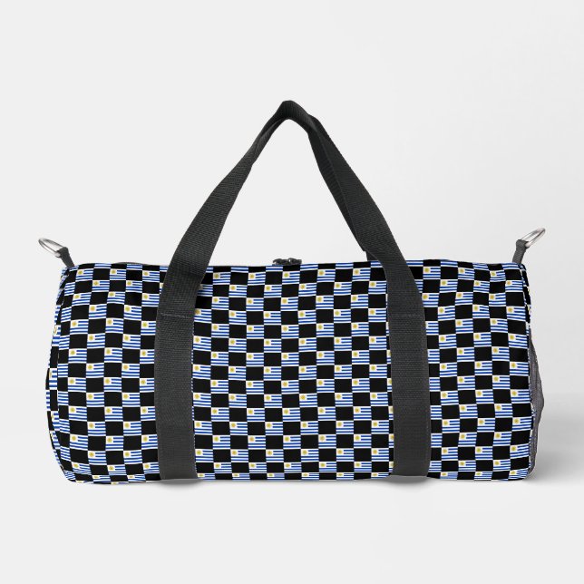 Prüfzeichnet für Uruguay-Flaggen Duffle Bag (Vorderseite)