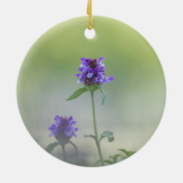 Prunella Blume Natur Foto Keramik Ornament