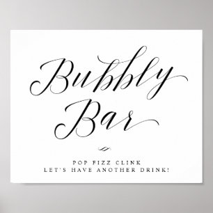 Prunkvoller Bar Chic Junggesellinnenabschied oder  Poster