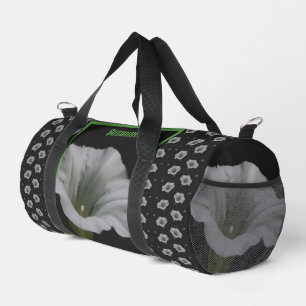 Prunkwinde-Blumen-Spiegel personalisiert Duffle Bag