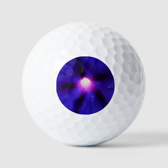 Prunkwinde-Blüte  Golfball (Vorderseite)