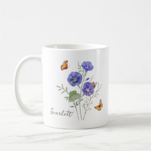 Prunkwinde Geburtsmonatsblume Kaffeetasse