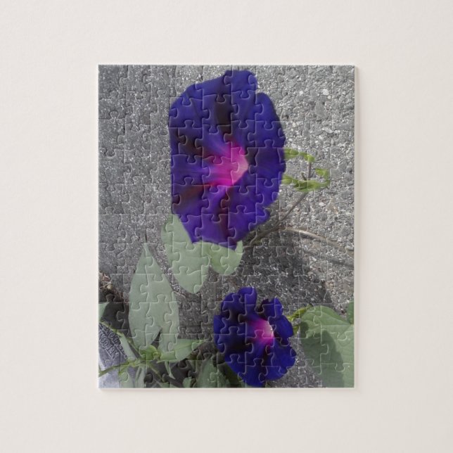 Prunkwinden-Blumen-Puzzle Puzzle (Vertikal)