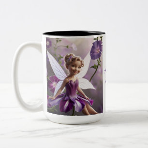 Prunkwinden-Blütenfee Zweifarbige Tasse