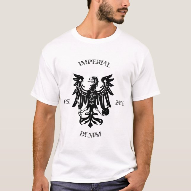 Prussian Eagle Imperial Denim T-Shirt (Vorderseite)