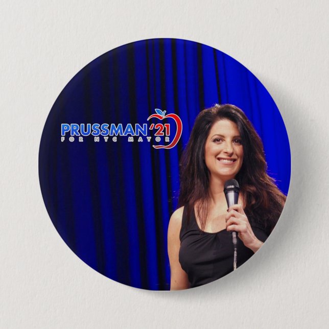 Prussman '21 NYC Bürgermeister Button (Vorderseite)