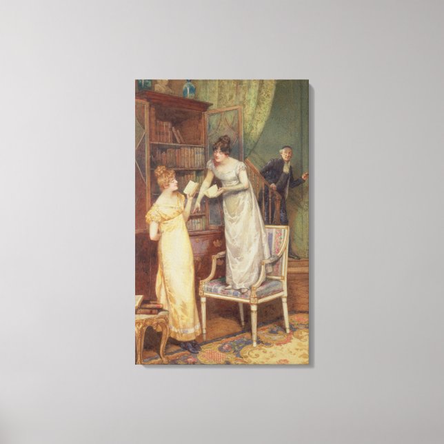 Pry Eyes, 1901 (w/c erhöht mit weiß) Leinwanddruck (Vorderseite)