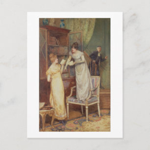 Pry Eyes, 1901 (w/c erhöht mit weiß) Postkarte