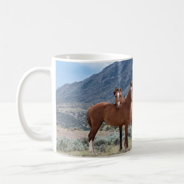 Pryor Mountain Wilde Pferde Tasse (Links)