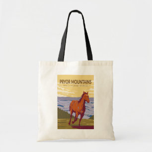 Pryor Mountains Wild Horse Range Vintage Tragetasche