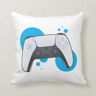 PS5 Dual-Sense-Controller-Throw-Pillow Kissen