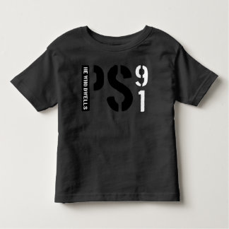 PS91 Wer wohnt Kleinkind T-shirt
