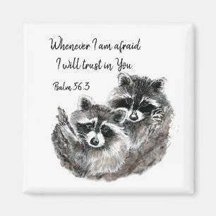 PS 56:3 Wenn ich befürchte, dass ich auf Ihr Zitat Magnet