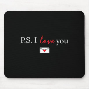 Ps Liebtag Valentinstag lila Herz Frauen Männer Mousepad