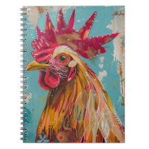 PS Nature Designs, Schönes BoHo-Rooster-Notebook
