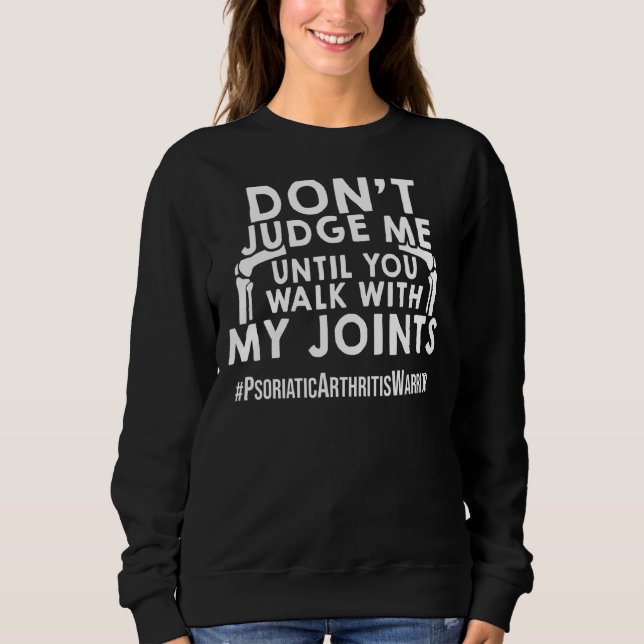 Psa Psoriasis Arthritis Richter Krieger Bewusstsei Sweatshirt (Vorderseite)