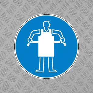 PSA Verwenden Sie das Symbol für die Schutzwirkung Aufkleber