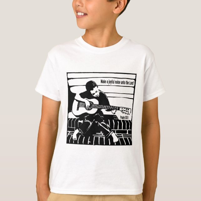 Psalm 100:1 T-Shirt (Vorderseite)