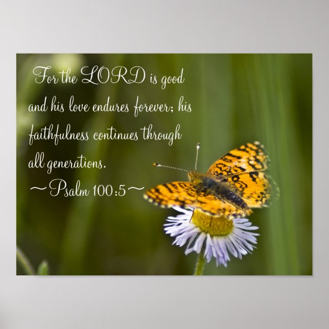 Psalm 100:5 poster (Vorne)