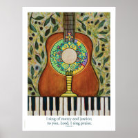 Psalm 101, Eucharist und Musikposter