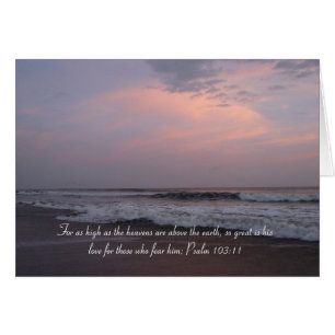 Psalm-103:11 - Sonnenuntergang
