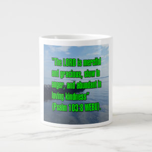 Psalm 103:8 WEBU-Tasse Jumbo-Tasse