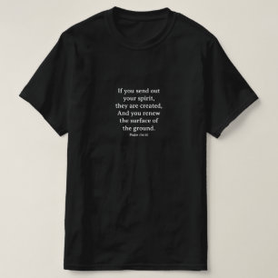 Psalm 104:30 Wenn Sie Ihren T - Shirt senden