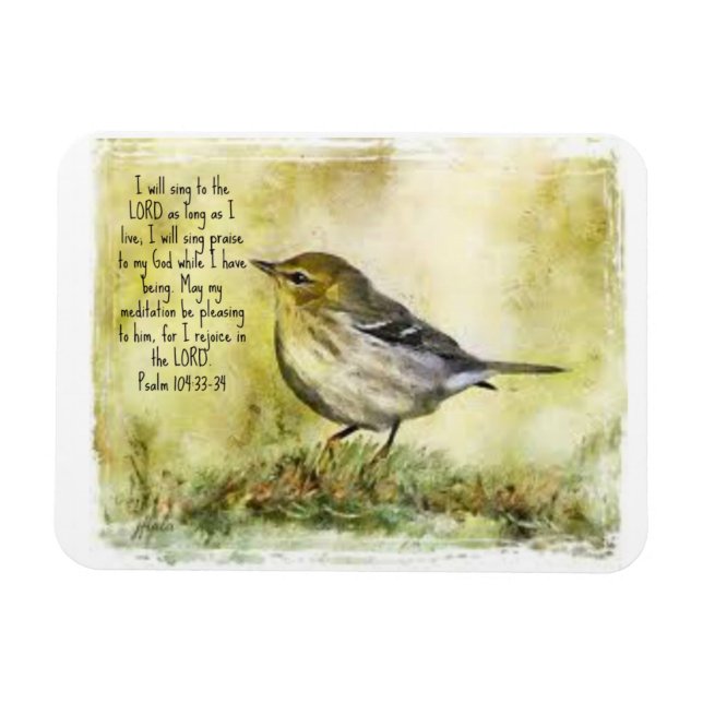 Psalm 104 magnet (Horizontal)