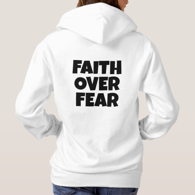 Psalm 112:6, Der Glaube an das Christliche Bibelve Hoodie (Rückseite)