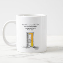 Psalm 112:7 Bibelvers christliches Geschenk Tasse