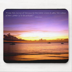 Psalm-113:3 Mousepad