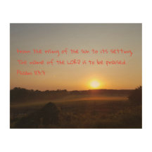 Psalm-113:3 - vom Steigen des Sun…