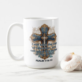 Psalm 116:13 Verse der Inspirationsbibel Kaffeetasse
