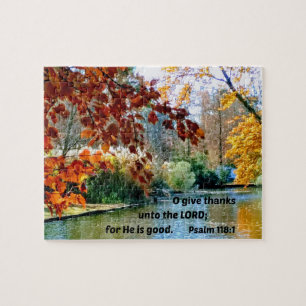 Psalm 118:1 O dankt dem Herrn für Er ist Puzzle