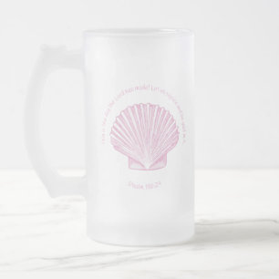 Psalm 118,24 Dies ist der Tag mit Muschel Mattglas Bierglas