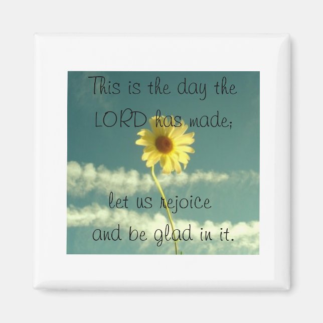 Psalm 118:24 magnet (Vorne)