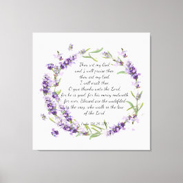 Psalm 118: 28 -119:1 Acryldruck Leinwanddruck