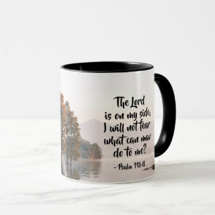 Psalm 118:6 Herr ist auf meiner Seite Ich werde ni Tasse