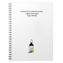 Psalm 119:105 Christian Journal Scripture Notebook Notizblock