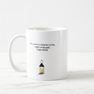 Psalm 119:105 Christlicher Becher | Inspirierender Kaffeetasse