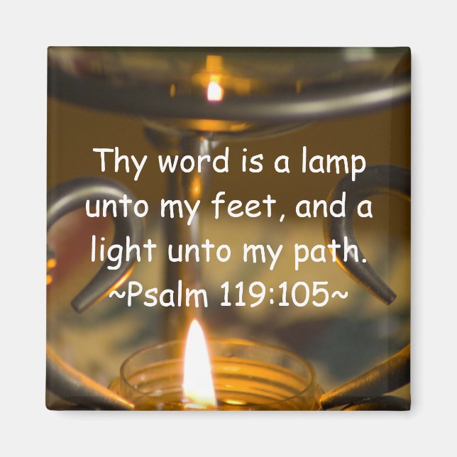 Psalm 119:105 magnet (Vorne)