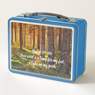 Psalm 119:105 metall brotdose
